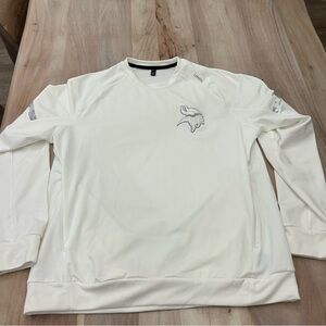 UNRL x Minnesota Vikings Crossover Crewneck No. 6 Size XL White Out